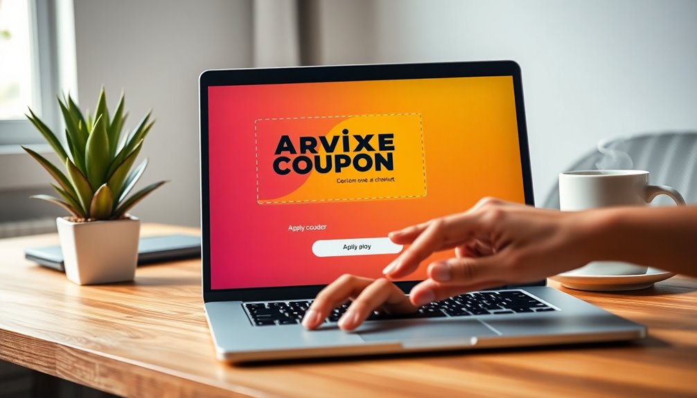 apply coupons during checkout