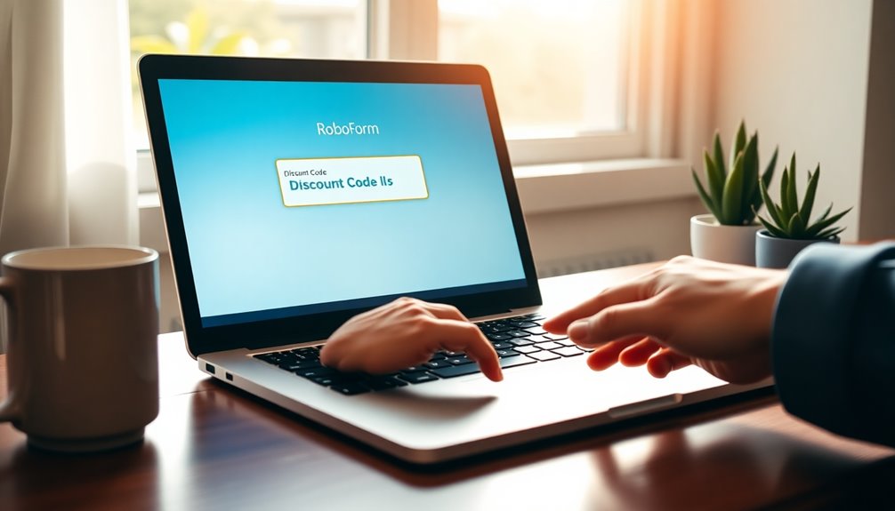 applying roboform discount code