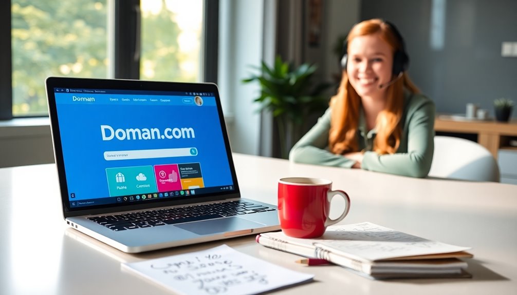 domain com customer support assistance