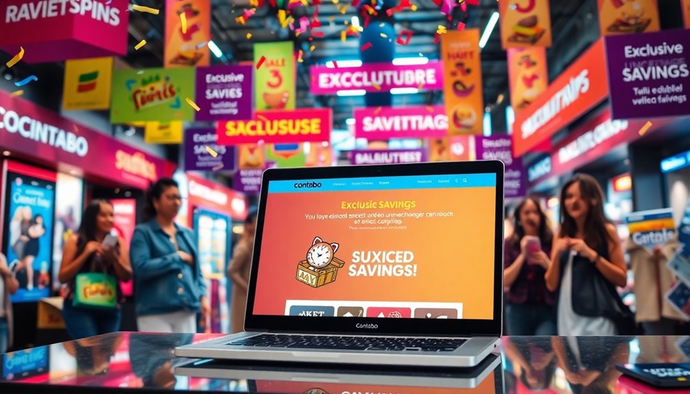 exclusive deals and events