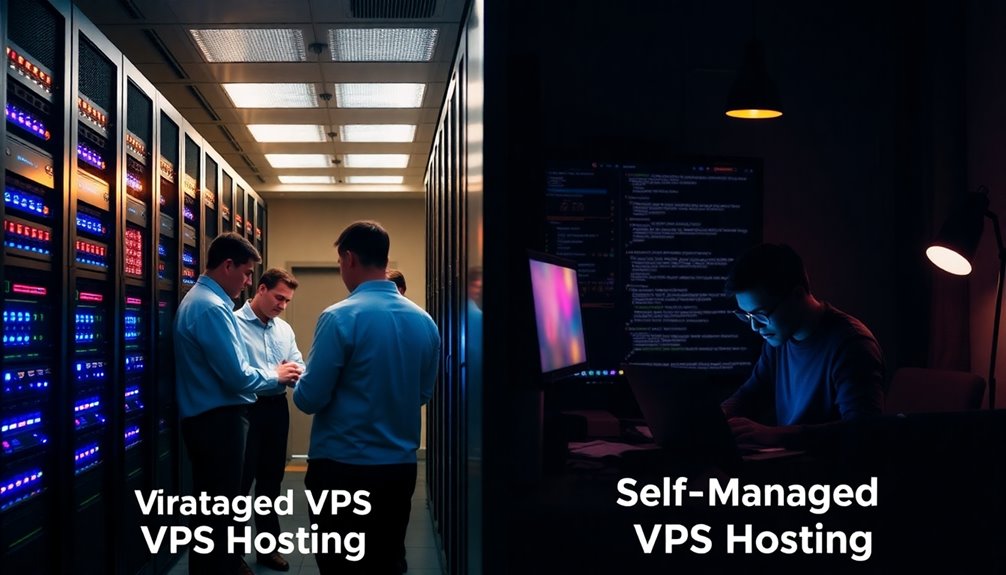 hosting management comparison types