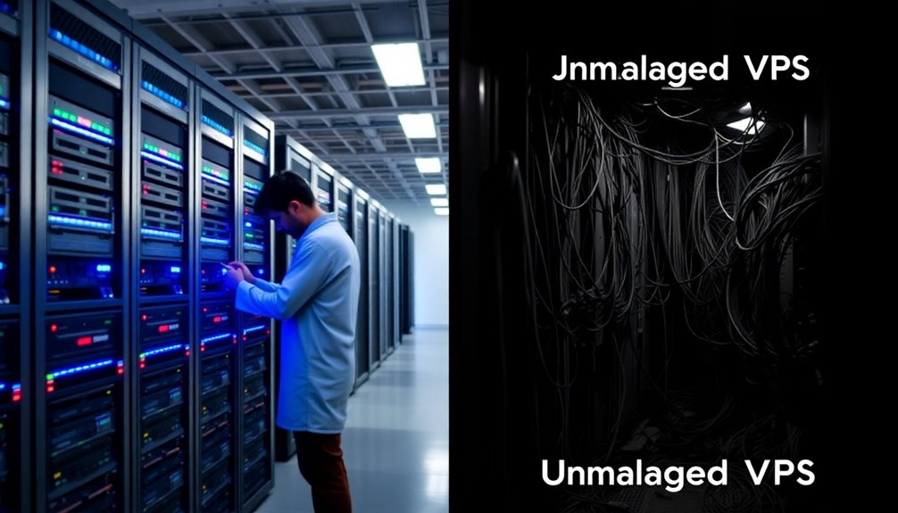 managed versus unmanaged vps