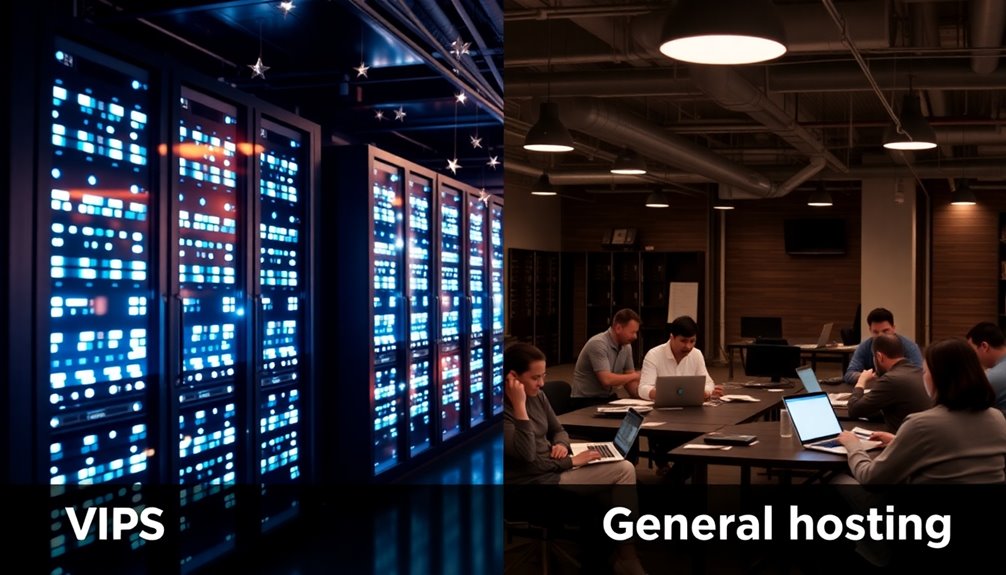 vps vs general hosting applications