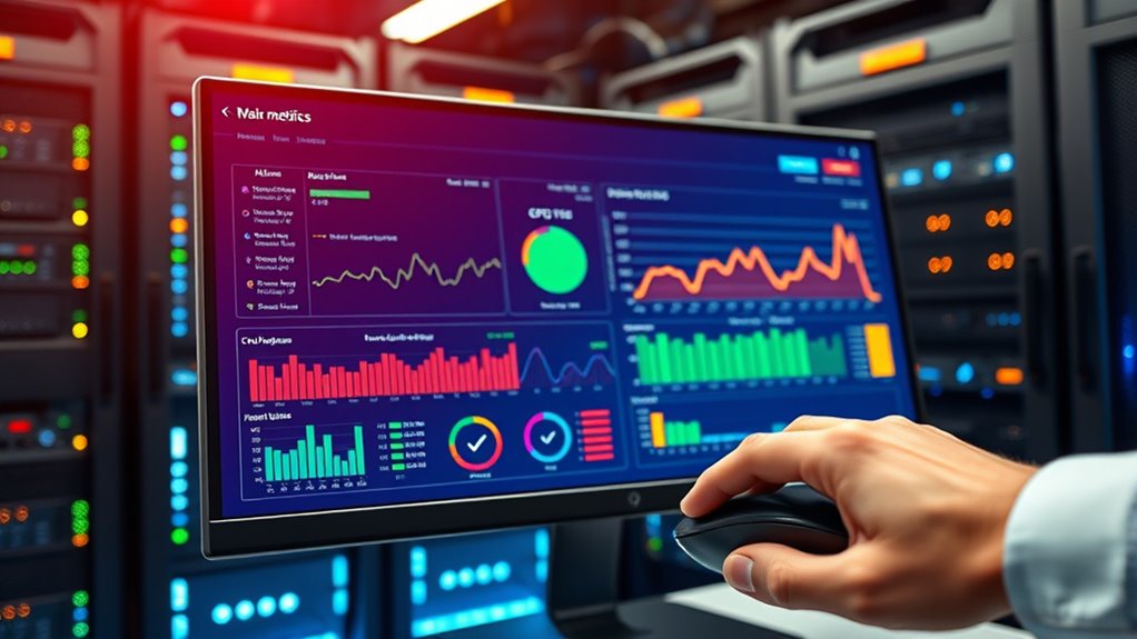 monitor network performance metrics