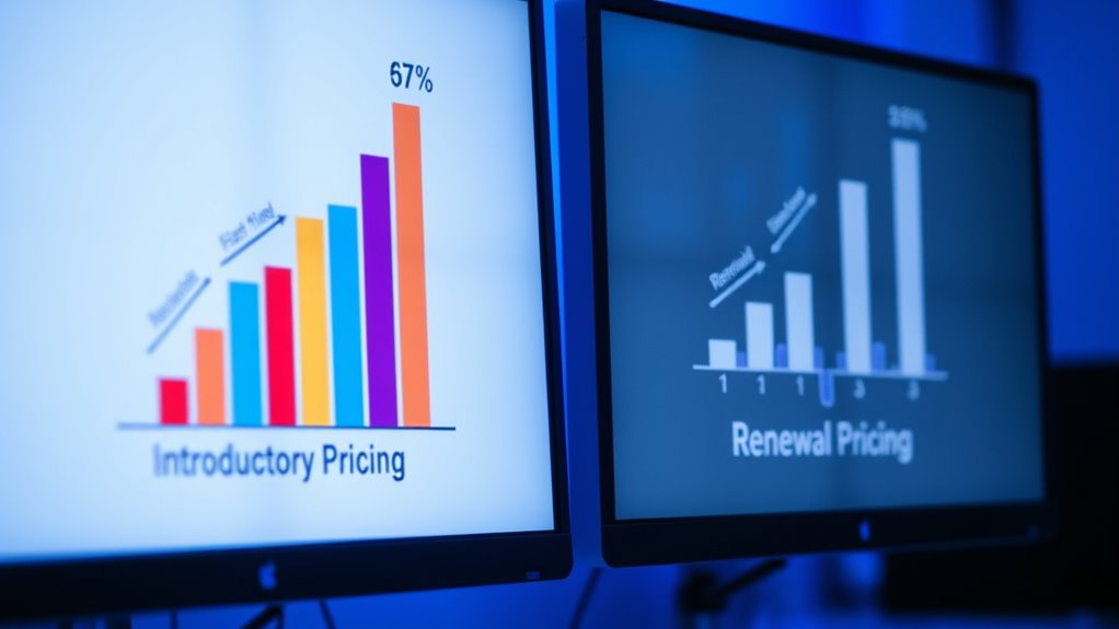 renewal costs exceed initial rates