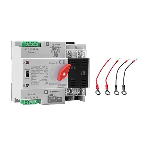 100Amp AC110V Manual/Automatic Transfer Switch
