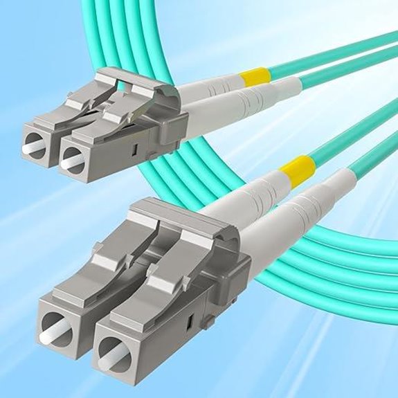 10Gtek LC to LC OM3 Fiber Patch Cable (0.5m)