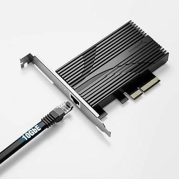 SABRENT 10 Gigabit Ethernet PCIe Network Adapter