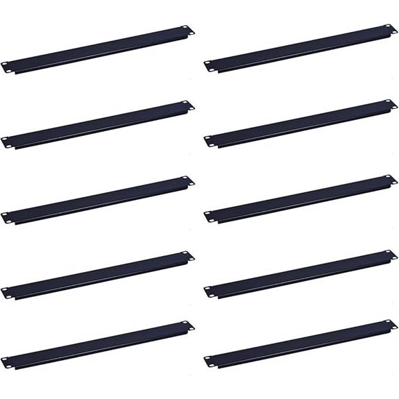 RackPath 1U Blank Rack Mount Panel (10 Pack)