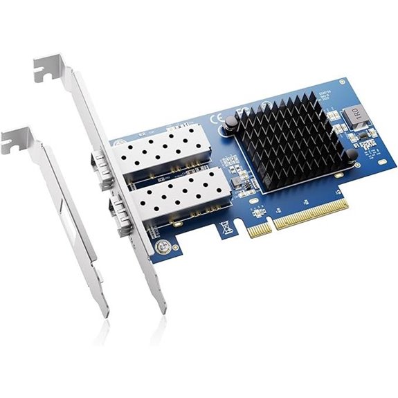 BZUZI 10Gb PCIe NIC Network Card with Dual SFP Ports