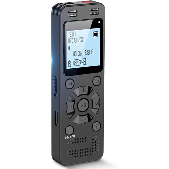 EVIDA 128GB Voice Recorder with Playback and Password