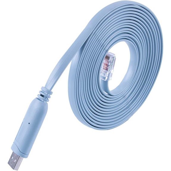 12FT Console Cable for Cisco Juniper Netgear Ubiquiti