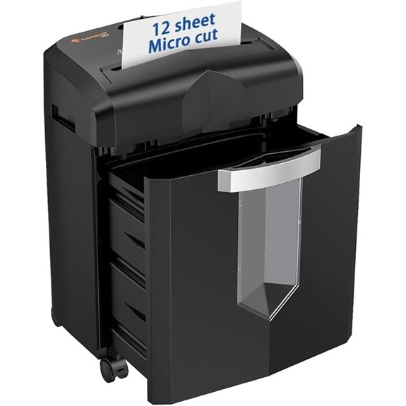 Bonsaii 12-Sheet Micro Cut Shredder with Jam Proof