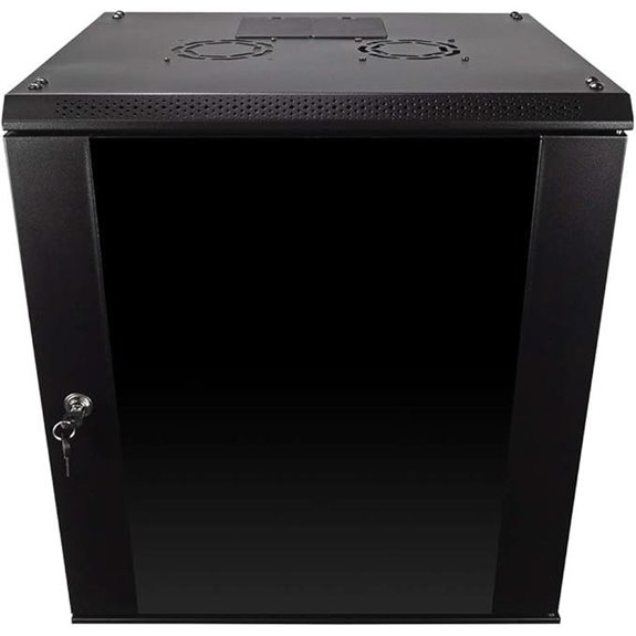 NavePoint 12U Server Rack Enclosure with Glass Door