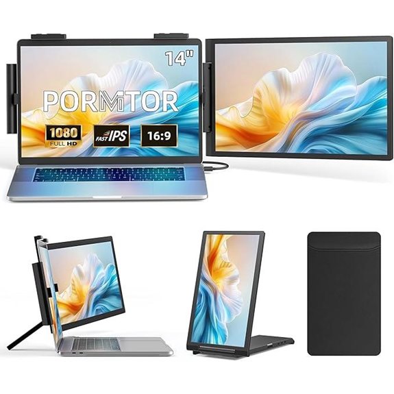 Laptop Screen Extender 14 FHD 1080P Monitor