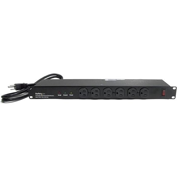 StarTech 16 Outlet 1U Rack Mount PDU Power Strip