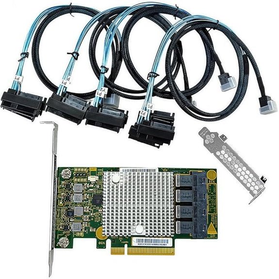 SAS HBA Card with 16-Port PCIe SATA Expansion