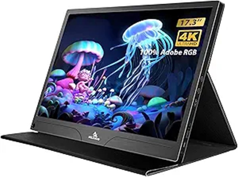 NexiGo 17.3 4K Portable Monitor with HDR and Speakers
