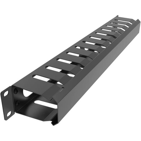 Jingchengmei 1U 19 Inch Server Rack Cable Manager