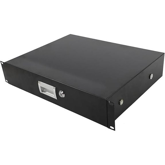 Ktaxon 2U Rack Mount Drawer for 19 Inch Racks