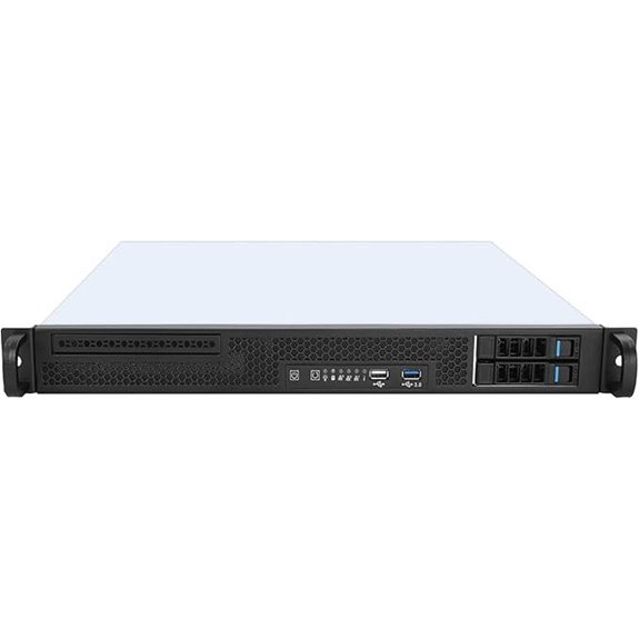 19-Inch 1U Rackmount Server Chassis with USB Ports