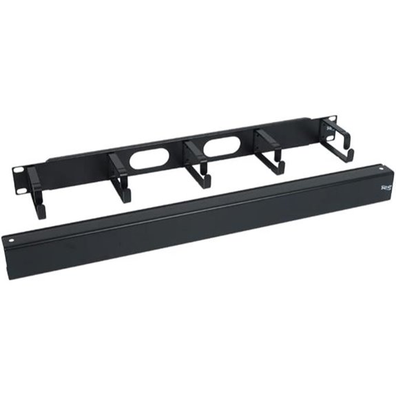 ICC 1U Ring Cable Manager Panel with Cover