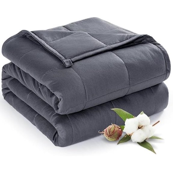 Sivio 20lb Cotton Weighted Blanket Queen Size