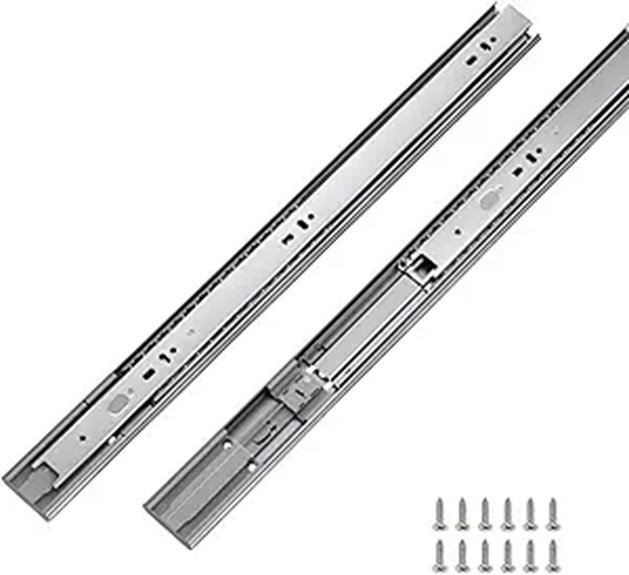 LONTAN Soft Close Drawer Slides (22 Inch 10 Pairs)