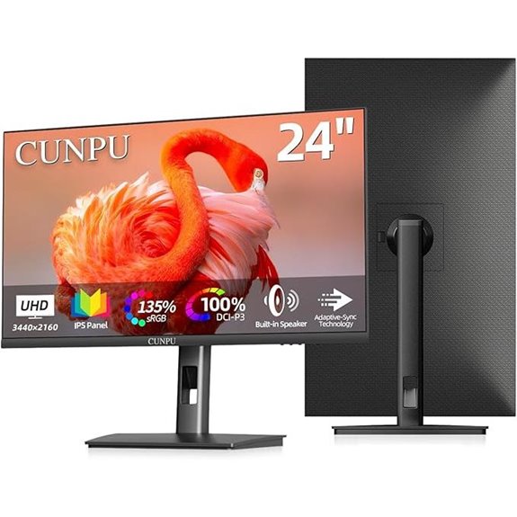 24-Inch 4K IPS Monitor with HDR and Speakers
