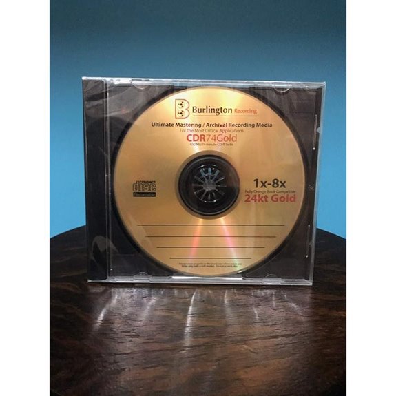 24 KT Gold Ultimate Archival Mastering CD-R