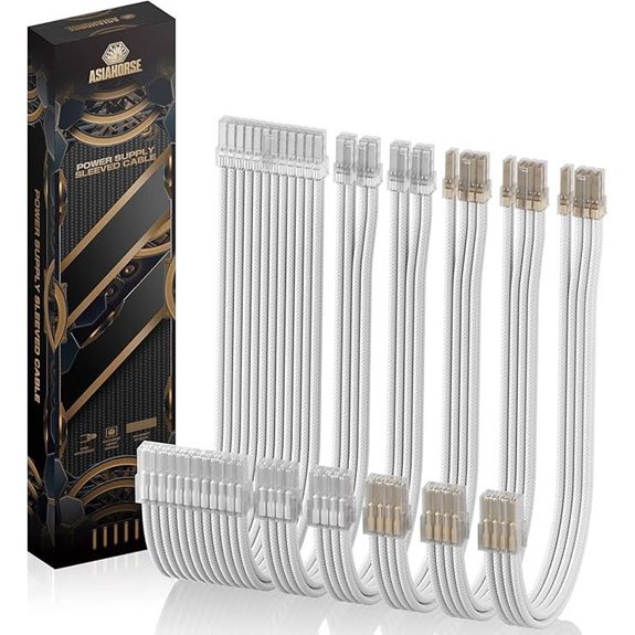 AsiaHorse PSU Cable Extension Kit 24Pin PCI-E 30cm