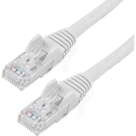 StarTech 25ft White CAT6 Ethernet Cable