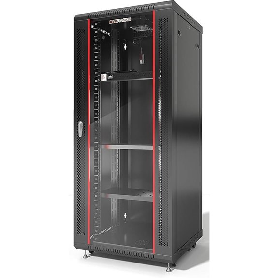 Sysracks Wall Mount Locking Server Rack (27U)
