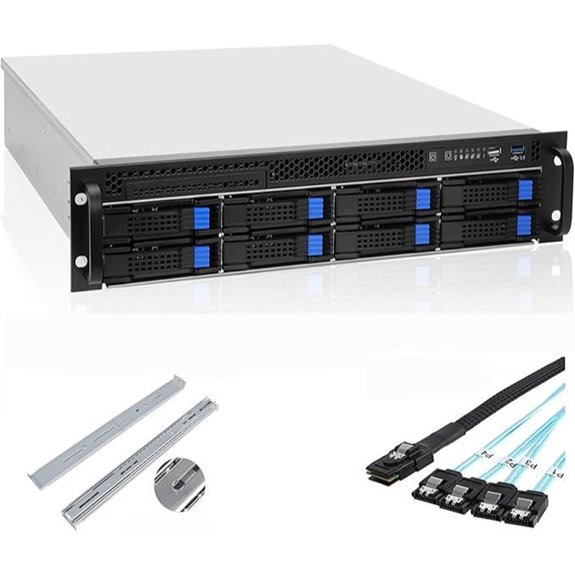 RackChoice 2U Server Case with Hot Swap Bays