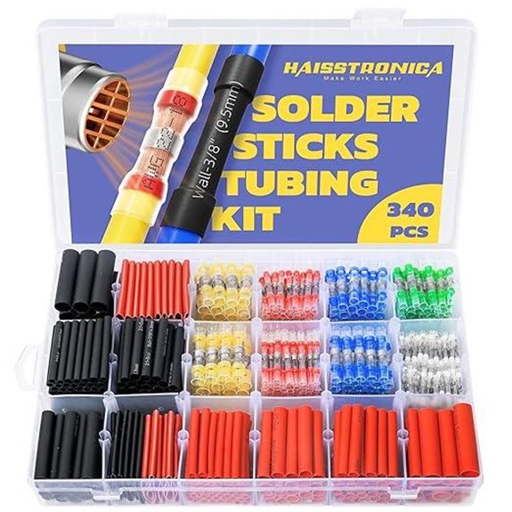 Haisstronica 340PCS Solder Seal Wire Connectors Kit