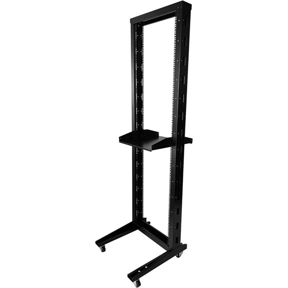 2 Post 38U Open Frame Server Rack (2P-DL-38)