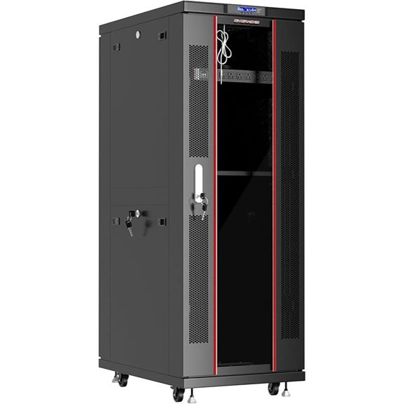 Sysracks 42U Server Rack with Cooling and Power