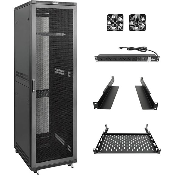 Tecmojo 42U Network Server Rack Cabinet with PDU