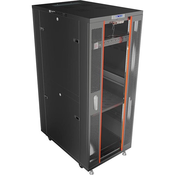 Sysracks 42U Server Rack with Cooling Fan and PDU