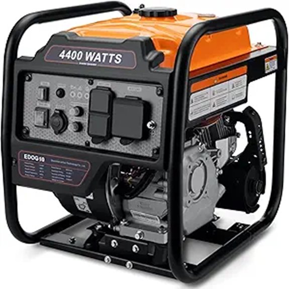 Power Equipment 4400W Gas Inverter Generator RV Ready