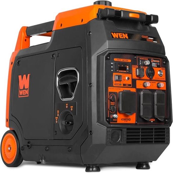 WEN 4800W Portable Inverter Generator with Electric Start