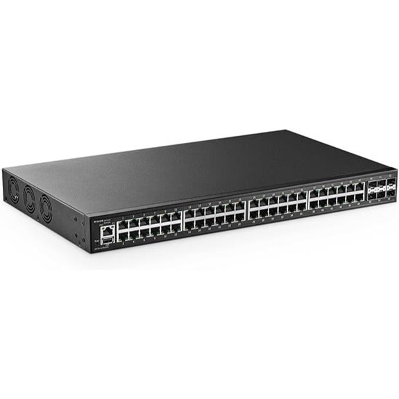 MokerLink 48-Port Gigabit Managed Switch with SFP