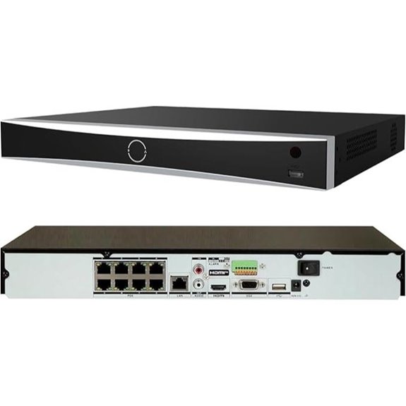 4K 8 Channel PoE NVR Network Video Recorder