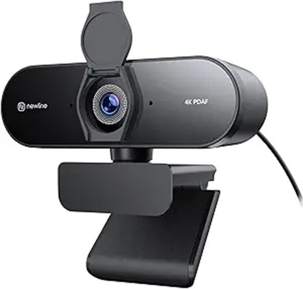 NewEye 4K Webcam for PC with Autofocus