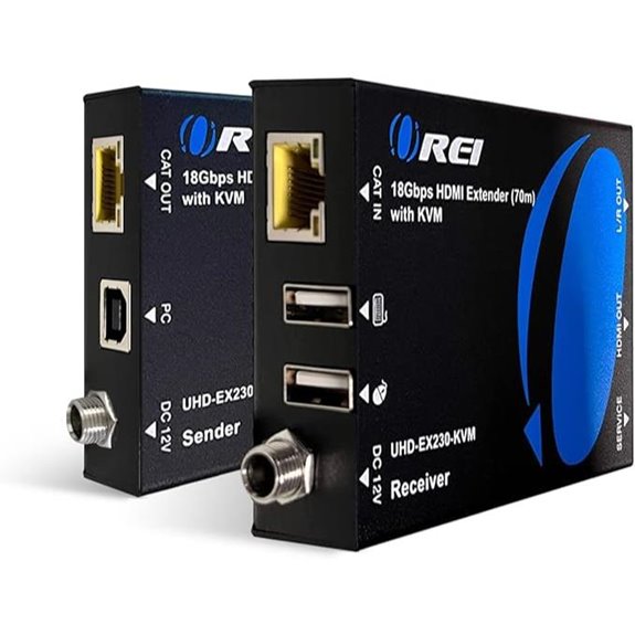 OREI KVM 4K HDMI Over Ethernet Extender Balun