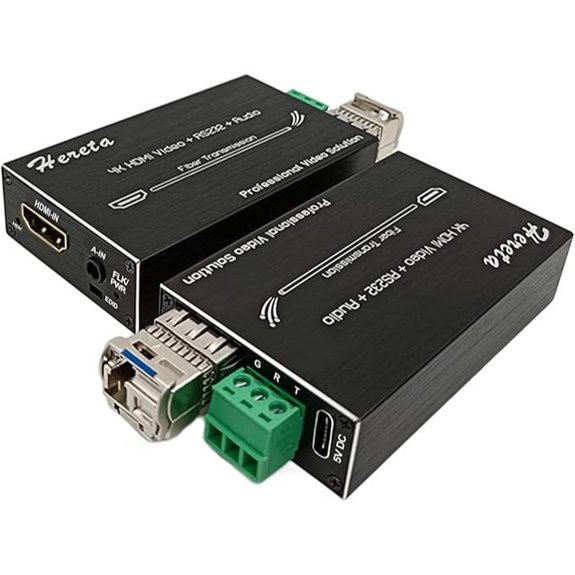4K HDMI Fiber Extender with Audio and RS232