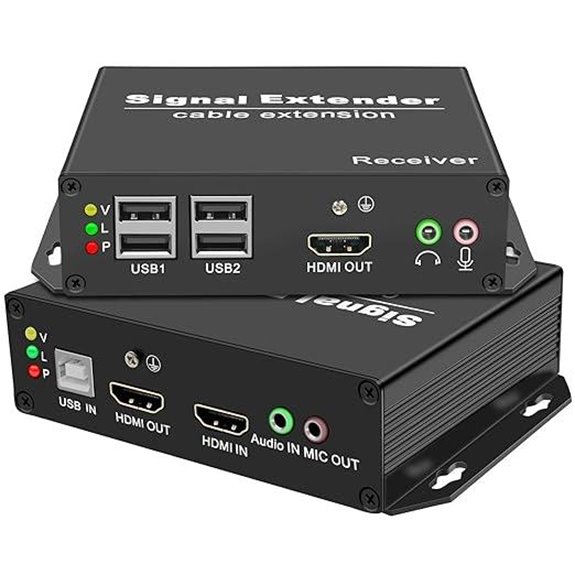 4K HDMI KVM Extender Over Cat5a/6