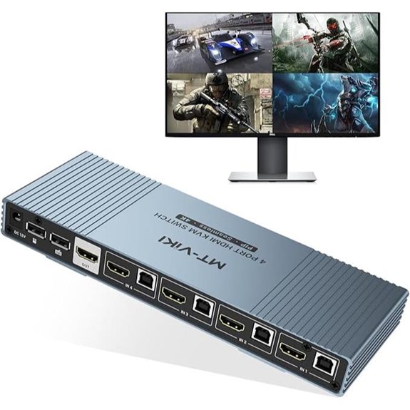 MT-VIKI 4K HDMI KVM Multiviewer with Seamless Switching