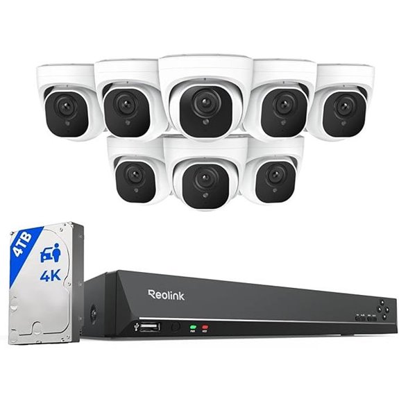 REOLINK 4K PoE Security Camera System (RLK16-800D8)