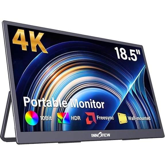 InnoView 4K Portable Monitor 18.5 UHD with Stand